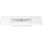 Resim Duravit D-neo Etajerli Lavabo 105 Cm, Alpin Beyaz 2367100000 