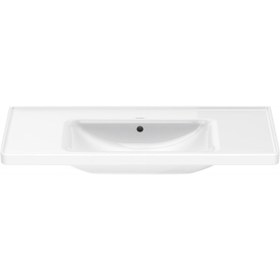 Resim Duravit D-neo Etajerli Lavabo 105 Cm, Alpin Beyaz 2367100000 