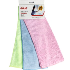 Resim Gojo Mikrofiber Temizlik Bezi 3'lü Paket 