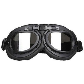 Resim Retro Motosiklet Gözlükleri Gözlükler Vintage Moto Klasik Gözlükler Harley Pilot Steampunk Atv Bisiklet Bakır Kask 