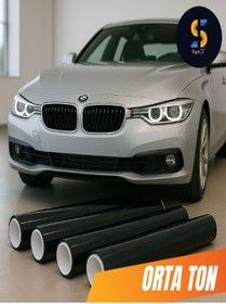 Resim SİYACF 100 CM X 30 METRE (KUTULU ÜRÜN) ORTA TON SİYAH CAM FİLMİ 
