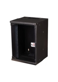 Resim Lande Pandora Soho 9u 300x300 10 Duvar Tipi Rack Kabinet Siyah Cam Kapaklı 