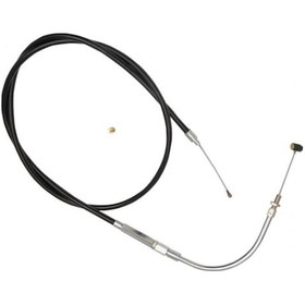 Resim Harley Davidson Uyumlu Classic Black Throttle Cable 90 ° Black Vinyl 46 