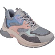 Resim pullman Simli Kadın Spor Ayakkabı Sneaker SMS-30162 GRİ MULTİ 