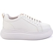Resim Bambi Beyaz Kadın Sneaker K01377023909 