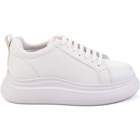 Resim Bambi Beyaz Kadın Sneaker K01377023909 