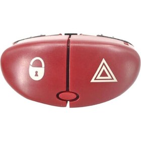 Resim Peugeot 206 - Citroen C2 Dörtlü Flaşör - Merkezi Kilit Düğmesi 