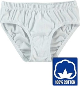 Resim Uniquetrenders Erkek Çocuk % 100 Pamuklu 6'lı Beyaz Slip Külot Beyaz 