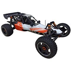 Resim SY Racing 1/5 Baja 5B 30.5CC RTR Kurşunsuz Benzinli 80+KMh 75 CM Turuncu RC Arazi Model Offroad Uzaktan Kumandalı Araba 