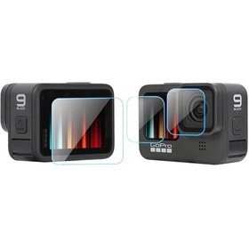 Resim Gopro Hero 9-10-11-12 Black Aksesuar Seti-Su Geçirmez Kılıf-Temperli Cam-Çanta-Silikon Kılıf 