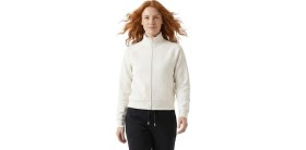 Resim Sportive Kaia Full-Zip Kadın Beyaz Günlük Stil Eşofman Üstü 26YK0001-KBYZ 