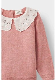 Resim Defacto Kız Bebek Büyük Yaka Kazak F2437a525wnpn429 Pembe 