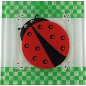 Resim Hellove Cam Gider Kapağı Dekoratif Banyo Gider Süsü 10 x 10 cm 