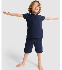 Resim U.s. Polo Assn. Erkek Çocuk Lacivert Pijama Takım 50327343-vr033 
