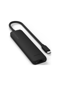 Resim Satechi 7 İn 1 Usb-c Slim Multiport Adaptör Ethernet Siyah St-p7sk 