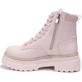 Resim Dagoster Dza07-122435 Bej Günlük Düz Taban Kadın Bot 001 