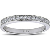 Resim Lova 0,23 Karat Pırlanta Yarımtur Yüzük - 1030150 