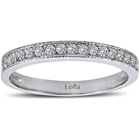 Resim Lova 0,23 Karat Pırlanta Yarımtur Yüzük - 1030150 