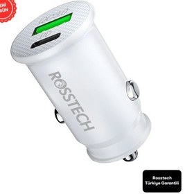 Resim 20w Pd + Usb-a Quick Charge 3.0 Süper Hızlı Dual Port Araç Çakmaklık Şarj Cihazı 