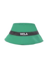 Resim Ucla Montebello Yeşil Bucket Nakışlı - Unisex Şapka Yeşil 