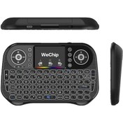 Resim Wechip İ10 2.4g Kablosuz Mini Klavye, 7 Renkli Aydınlatmalı, Dokunmatik Yüzeyli, Android Tv Ve Pc Uyumlu 