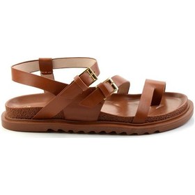 Resim Taba Kadın Sandalet K05606036709 Taba 