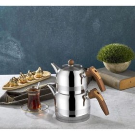 Resim Kahramanlar Midi Yağmur Çaydanlık Ahşap 