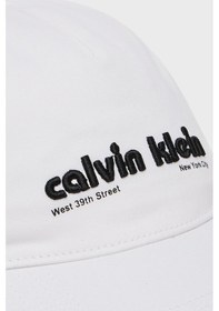 Resim Calvin Klein Erkek Şapka Lv04g5061g Yaa Beyaz Beyaz 