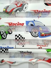 Resim BBB Desenli Stor Zebra Perde 80x260 Araba-MZ113 