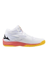 Resim MIZUNO Thunder Blade Z MID Unisex Voleybol Ayakkabısı Beyaz / Turuncu 
