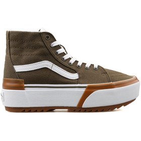 Resim Vans Ua Sk8 Hi Tapered Stacked Kadın Günlük Ayakkabı Vn0005u2dol1 Kahverengi 