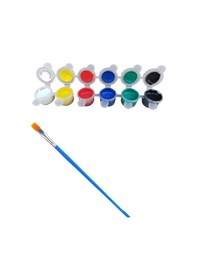 Resim Hayal Sepeti Boyama Seti Tuval, Şövale, Akrilik Boya, Fırça 