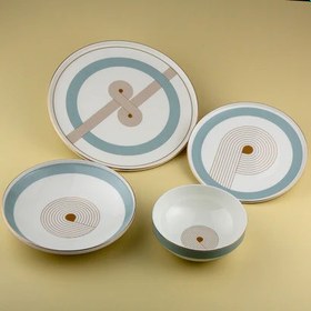 Resim Jumbo Bond 24 Parça 6 Kişilik Yemek Takımı 