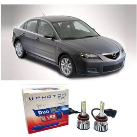 Resim Mazda 3 Led Xenon Uzun Far Ampulü Hb3 Duo Yeni Seri Beyaz 2003-2008 
