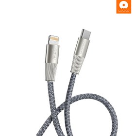 Resim WUW 27W Type-C'den Lightning'e Örgü Şarj ve Data Kablosu 