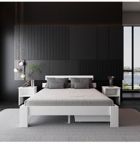 Resim 2 Çekmeceli Lotus Mdf Karyola Çift Kişilik Yatak Uyumlu, Kolay Kurulum-980 200x200 