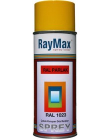 Resim Raymax Sprey Boya Ral 1023 Trafik Sarı 400Ml 