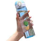 Resim Jessieyou Mall Plastik Su Matarası - Mavi (Yurt Dışından) 