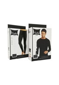 Resim Tutku Erkek Termal İçlik Alt Üst Fanilalı Takım Siyah2 