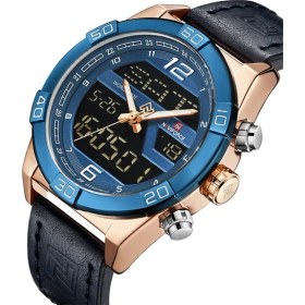 Resim Hanyang Altın Bule Navıforce En Lüks Marka Spor Saatler Erkekler Moda Rahat Dijital Kuvars Saatı Erkek Askeri Saat Relogio Masculino (Yurt Dışından) 