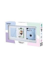 Resim Fujifilm Instax Mini 12 Fotoğraf Makinesi + 10'lu Film + 28'li Mini Albüm Mavi 