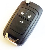 Resim Opel Astra J Uyumlu Anahtar Kumanda Kabı Damla Logolu 