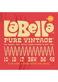 Resim La Bella Elektro Vintage Tone Gitar Teli Pv1046 