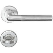 Resim Condi 103 Saten Krom Rozetli Wc Kapı Kolu 