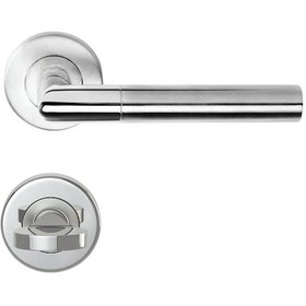 Resim Condi 103 Saten Krom Rozetli Wc Kapı Kolu 