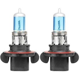 Resim 1 Çift H13 9008 100/90 W 5900 K Süper Beyaz Halojen Ampuller Uzun/kısa Farlar İçin 
