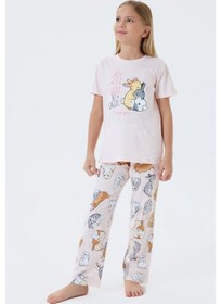 Resim Rolypoly Kız Çocuk Pembe Pijama Takım Rp3774-c-v2 Pembe 