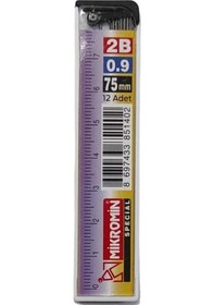 Resim Min 0.9 MM Cetvelli Kalem Ucu 75 MM Mikro Uç 
