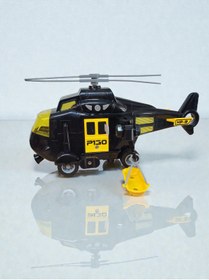 Resim Sunman Maxx Wheels Sesli ve Işıklı Oyuncak Acil Yardım Helikopteri Siyah 20 cm 