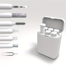 Resim 1 adet, Kulaklık ve Dijital Cihazlar Temizleme Kiti, AirPods, Cep Telefonları, Kameralar ve Bilgisayarlar İçin Temizleyici, Saklaması ve Taşıması Kolay, Temizlik Malzemeleri, Temizlik Aracı 